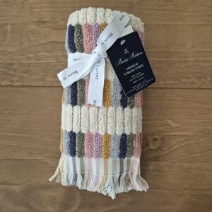 Brooks Brothers Striped 100% cotton Turkish Tip Towel (set of 2pc)